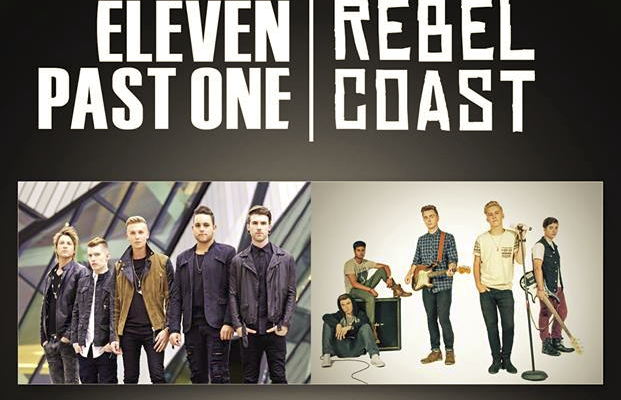 Eleven Past One and Rebel Coast in Toronto tour poster