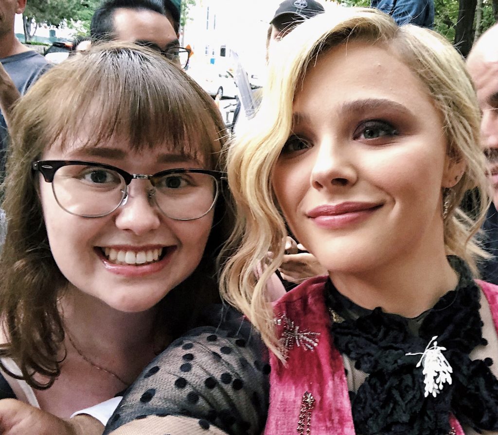 Angela McLean and Chloe Grace Moretz at TIFF 2018