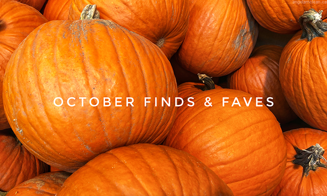 October finds & faves playlist cover - Angela McLean