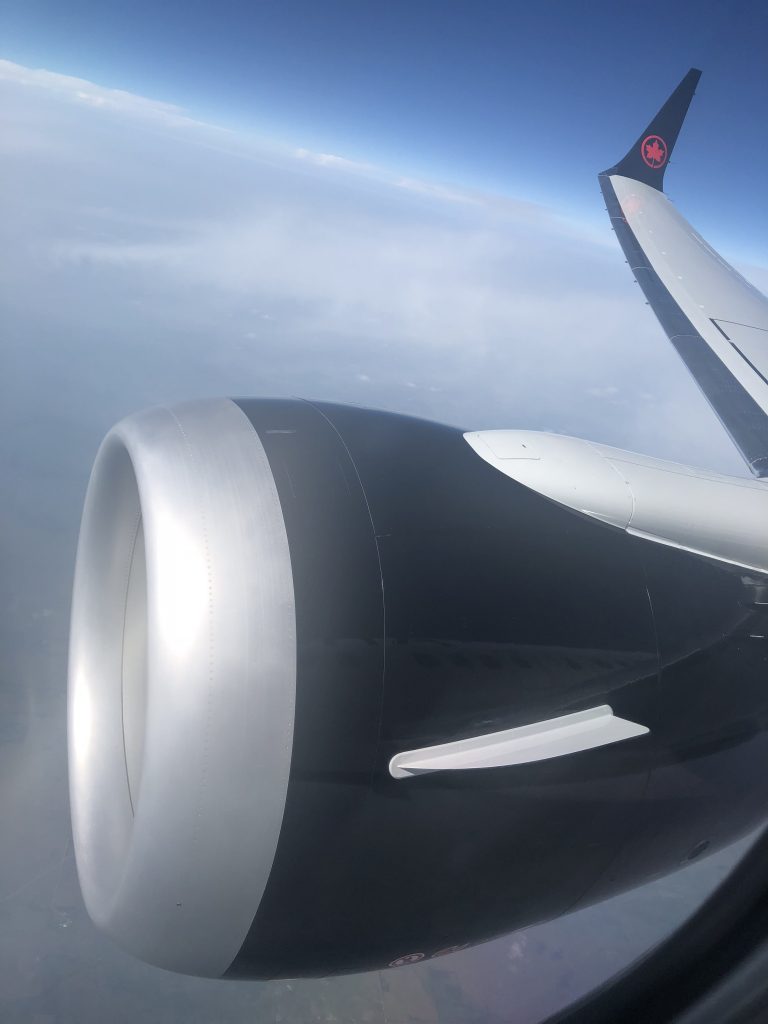 Clouds flying to LA