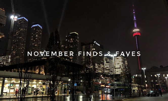 November finds & faves playlist cover - Angela McLean