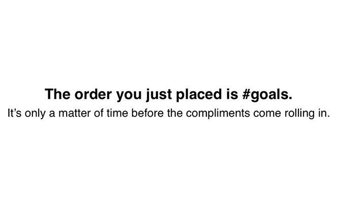Dynamite order confirmation