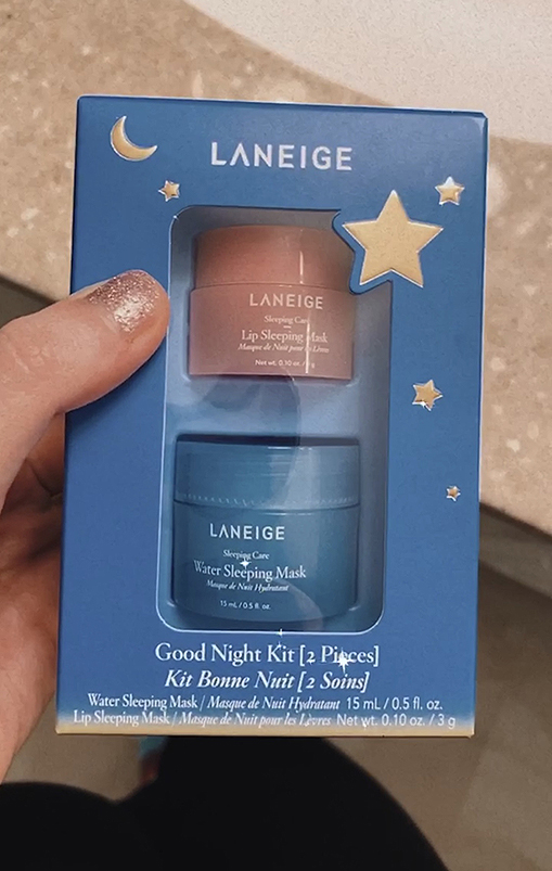 Laneige Lip Balm and Face Mask