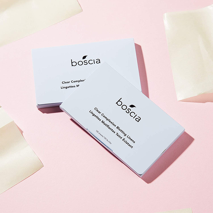 Boscia Clear Complexion Blotting Linens flatlay