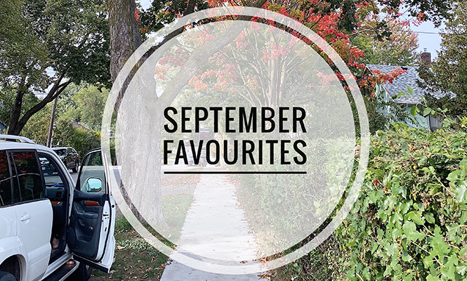 September Favourites Angela McLean blog post
