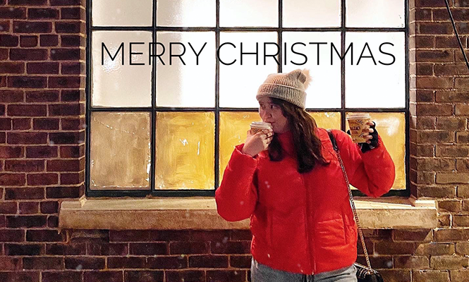 Merry Christmas blog post header for Angela McLean