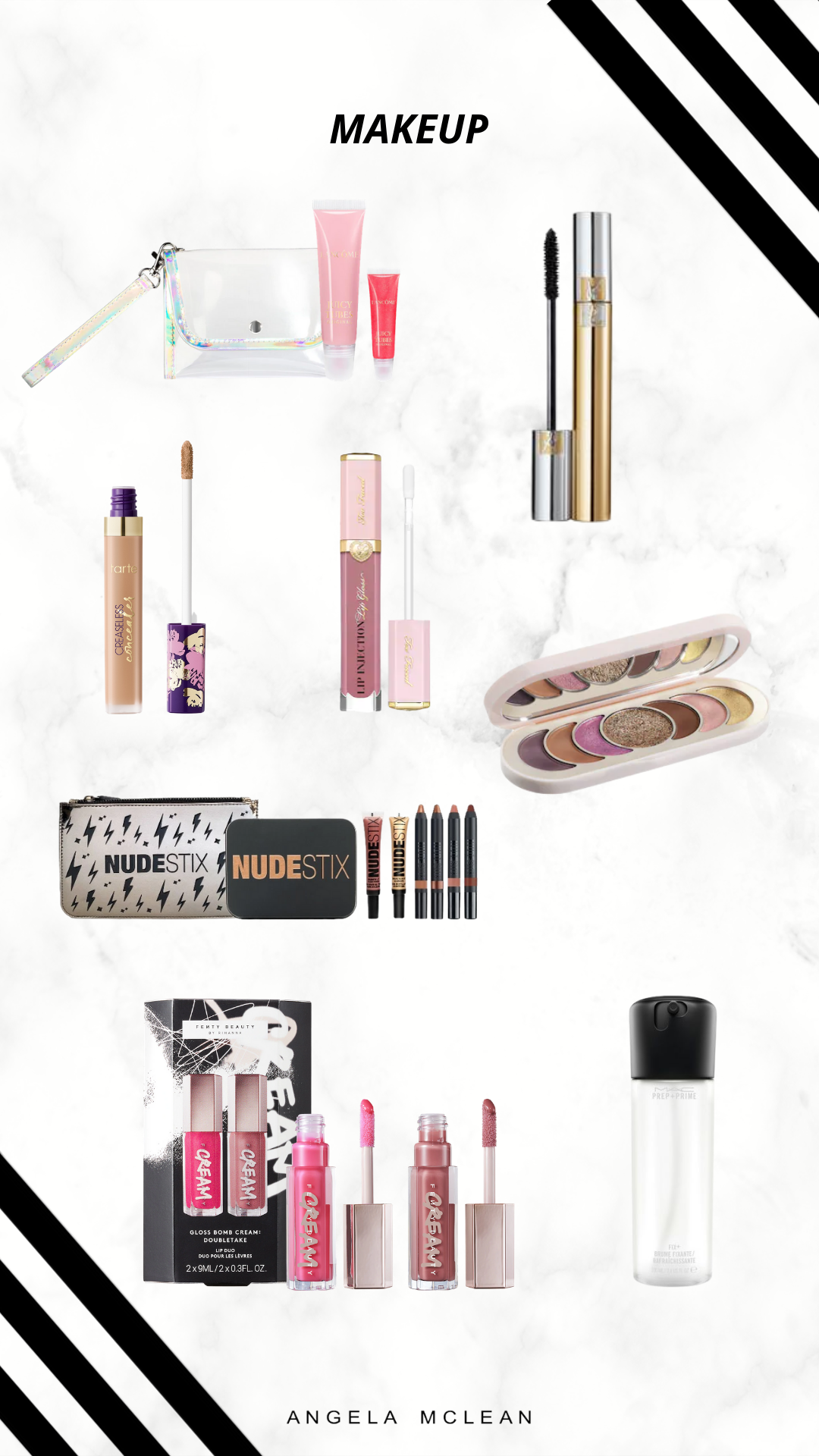 Sephora Spring Savings Event makeup haul, including products from Tarte, Too Faced and Nudestix